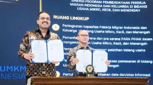 Menteri UMKM dan Menteri P2MI Perkuat Pelindungan dan Pemberdayaan Pekerja Migran di Bidang UMKM