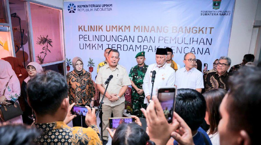 Kementerian UMKM Resmikan Klinik UMKM Bangkit di Sumbar