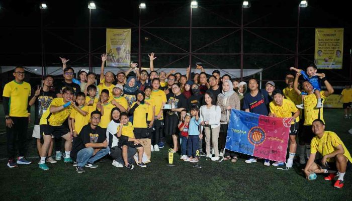 Laga Amal Cepak Bola Kumpulkan Donasi Rp26,3 Juta untuk Anak Pejuang Kanker