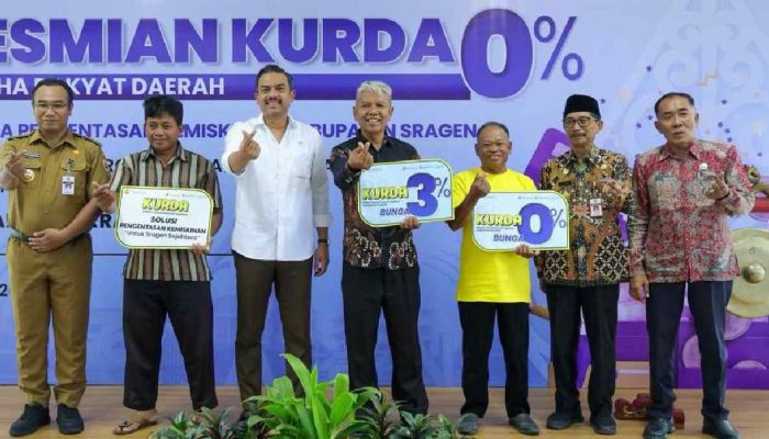 Penyaluran KUR di Sragen Tembus Rp675 Miliar, Menteri UMKM Apresiasi KURDA Bunga 0 Persen