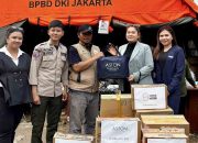 Aston Kemayoran Salurkan Bantuan untuk Korban Kebakaran Pasar Jiung
