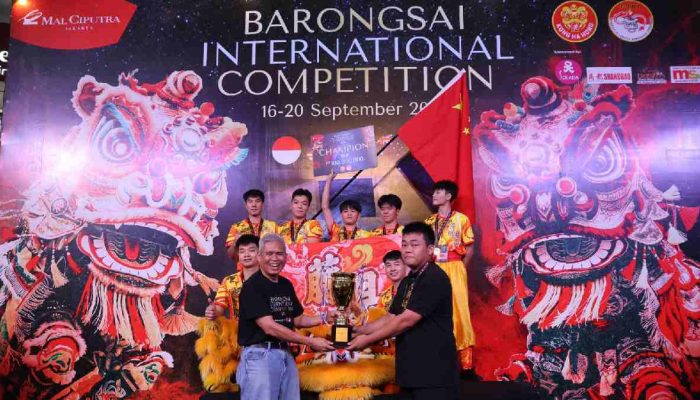 China Rebut Gelar Juara Barongsai International Competition 2026 di Jakarta