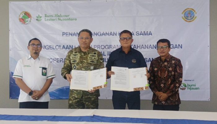 BMLN dan TNI AL Garap Lahan Jagung di Cariu Bogor, Libatkan Koperasi Desa